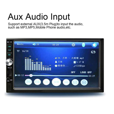 Player auto 7023B Mp5 2 Din Touchscreen Bluetooth