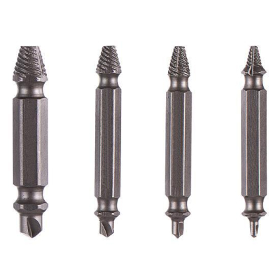 Set 4 EXTRACTOARE suruburi bormasina cutie neagra