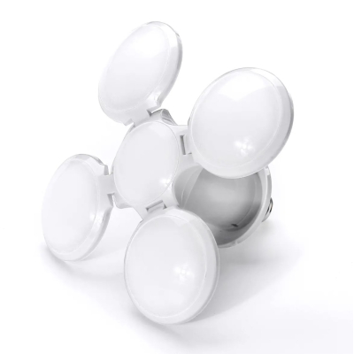 Bec LED Minge de Fotbal 40W Pliabil Ajustabil  4 extensii  ALB