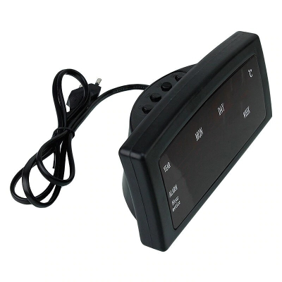 Ceas digital de masa 909-A LED cu alarma si termometru