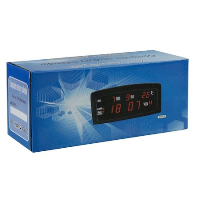 Ceas digital de masa 909-A LED cu alarma si termometru