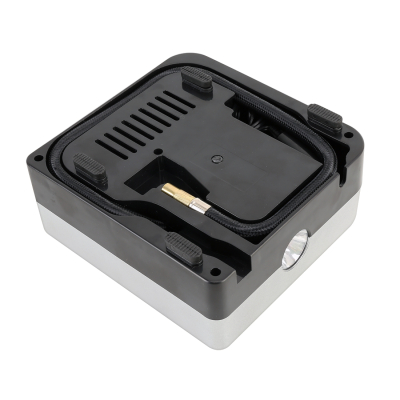 Compresor Auto AC595 12V 80PSI  Argintiu Patrat