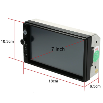 Player auto 7010B Touch screen 7" cu Bluetooth si USB Mp5
