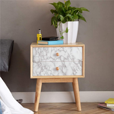 Set 4 X Autocolant Marmura ALBA 60 x 200 Autoadeziv Rezistent pentru Mobila