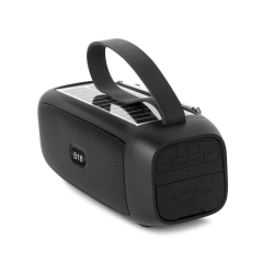 UB Boxa Portabila S18 Gri Bluetooth USB Radio Lanterna cu incarcare solara TAI
