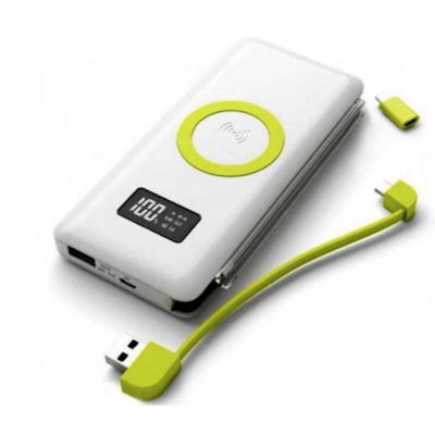 Baterie externa Q CD815 capacitate15000 mAH QC 3.0 wireless USB-C