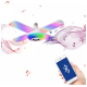 Bec LED 4 elice RGB boxa incorporata bluetooth telecomanda