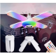 Bec LED 4 elice RGB boxa incorporata bluetooth telecomanda