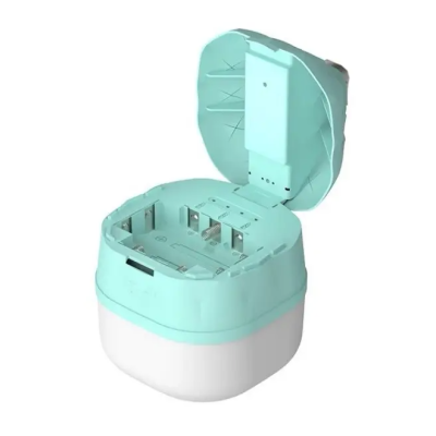 Bec LED camping  reincarcabil portabil cu carlig si baterii Li ion sau AA FA 3835