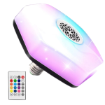 Bec smart XY 730 cu difuzor telecomanda conectare Bluetooth 12 culori LED