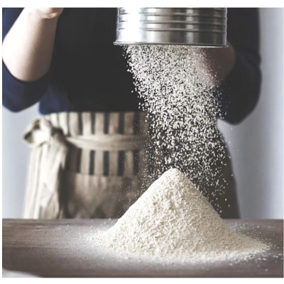 Cana cu sita pentru cernut faina,zahar pudra inox 250 gr