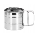 Cana cu sita pentru cernut faina,zahar pudra inox 250 gr