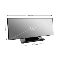 Ceas digital led mirror clock cu afisaj ALB  DS-3618L