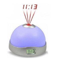 Ceas digital rotund cu proiectie ora pe tavan