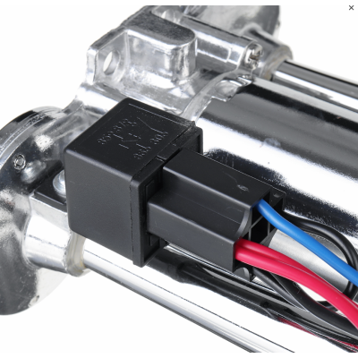 Claxon CHROME cu 2 goarne si compresor