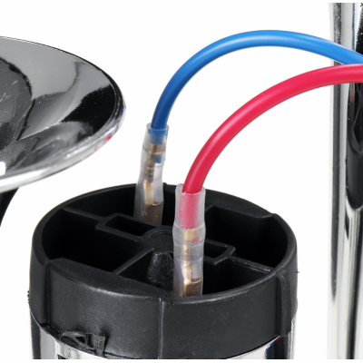 Claxon CHROME cu 2 goarne si compresor