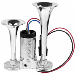 Claxon Chrome SL 1020 cu 2 goarne si compresor putere 12V