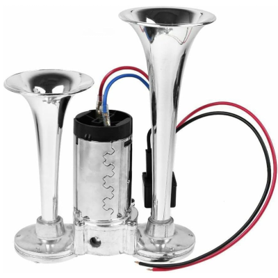 Claxon Chrome SL 1020 cu 2 goarne si compresor putere 12V