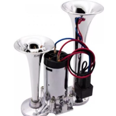 Claxon Chrome SL 1020 cu 2 goarne si compresor putere 12V