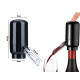 Dispenser si Aerator Electric pentru Sticla de Vin LED Negru