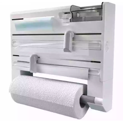 Dispenser triplu de bucatarie cu montare pe perete