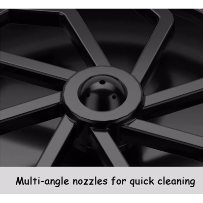 Dispozitiv pentru spalare pahare cu clatire sub jet de presiune