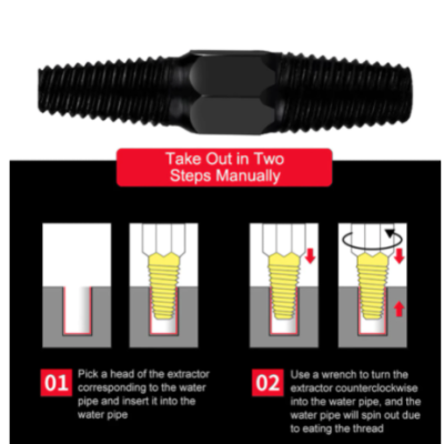 Extractor de impact 1/2 3/4" 12-18mm MARE