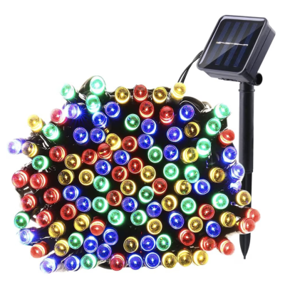 Instalatie Solara 10 Metri cu 100 LED liniara MULTICOLORA HS