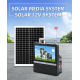 Kit panou solar cu TV GD 8088 putere 200W multifunctional