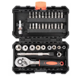 Mini Trusa chei tubulare si biti 1/4 cu 35 de piese