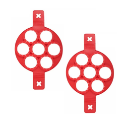 Set 2 Forme din silicon pentru clatite americane sau omlete