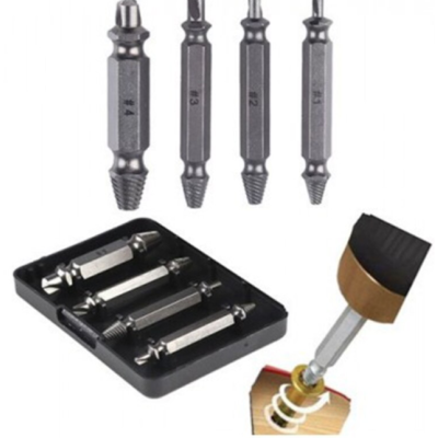 Set 4 burghie bormasina extractoare