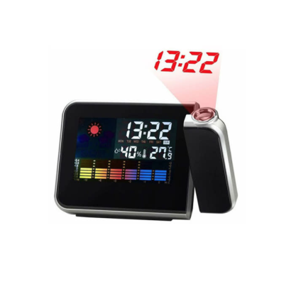Ceas Meteo 8190 cu calendar si higrometru ce proiecteaza ora pe tavan